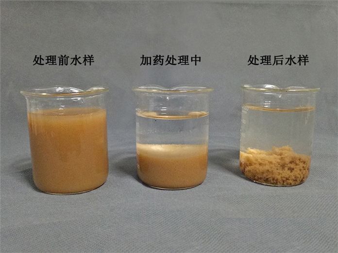 造紙污水絮凝劑燒杯選型實(shí)驗(yàn)